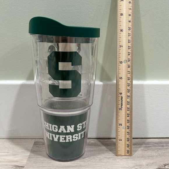 Tervis 24oz Michigan State MSU Spartans Football Sparty Tumbler Coffee Cup W/Lid - Picture 1 of 7